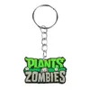 Plantas Transfronteiriças Vs. Chaveiro de Zumbis Desenho Animado PVC Borracha Macia Pingente de Mochila Acessórios Decorações DIY