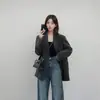 Blazer Cinza para Mulheres 2025 Novo Primavera Casual Elegante Socialite Alto Padrão Petite Chendu Super Popular Terno