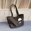 Bolso Tote Transfronterizo Estampado de Leopardo Retro Moda Otoño 2026 Bolso de Mano de Nylon para el Trabajo Bolso Elegante de Hombro Único para Mujer Bolso de Axila