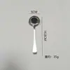 Colher de Macarrão Caracol de Fundo Plano de Aço Inoxidável de Alta Qualidade para Comer, Beber Sopa e Misturar Arroz, Exquisiteza Doméstica para Macarrão e Colher de Macarrão