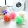 Esfera de Esponja Grande para Baño, Flor de Baño de Nailon Colorida para Frotar la Espalda, Flor de Baño de Esponja con Partículas de Gelatina Artículos de Tocador