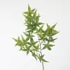 Ramas Simuladas, Hojas Planas de Arce Rojo, Decoración de Ingeniería, Hojas Falsas, Hojas Verdes, Arreglos Florales, Plantas Decorativas de Paisaje, Plantas Verdes