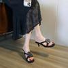 Impresionantes Sandalias de Tacón Alto de Moda Versátiles Elegantes Estilo Nuevo Verano 2026 Sexy Camelia con Pedrería para Mujer