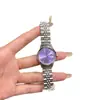 Reloj Vivian Nuevo Estilo Esfera Rosa Emperatriz Reloj para Mujer Reloj Azul Hielo Triturado Morado Fruta del Dragón Blanco Luz de Luna Reloj de Pulsera