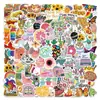 100 Pegatinas de Graffiti de Vida de Dibujos Animados, Decoración Personalizada, Pegatinas Impermeables para Equipaje de Motocicleta, Disponibles para Envío Transfronterizo