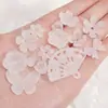Acrílico Escarchado Gelatina Dos Tonos Moño Pieza Redonda Accesorios DIY Pulsera de Cuentas Hecha a Mano Accesorios para Collar