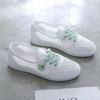 Tenis Blancos Personalizados para Mujer, Nuevo Estilo Verano 2025, Zapatos Casuales de Malla, Zapatos de Malla Hueca Transpirables, Tenis Planos, Estilo Delgado