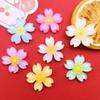 Acessórios de Resina Cor de Simulação Gelo Irregular Através de Flor de Cerejeira DIY Acessório de Cabeça Grampo de Cabelo Capa de Celular Joia Adesivo para Copo d'Água