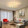 Luz de Sala de Estar Estilo Nórdico Luz de Techo LED Moderna Simple Atmosférica Hogar Creativo Luz de Dormitorio Luz de Sala de Lectura