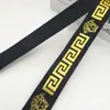 Banda elástica jacquard de alta elasticidad y alta densidad de nailon, ropa interior ropa interior con letra de LOGO impresa, cinta elástica, accesorios para la ropa