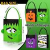Nova bolsa de feltro de Halloween atacado bolsa engraçada para crianças guardar doces bolsa de presente de feltro de bruxa abóbora