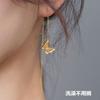Borboleta Niche Design Sense Ear Line 2020 Nova Moda Elegante Longa Borla Face Slim Moda Brincos de Aço Titânio