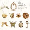 Cartões de Colagem Yanji Série Festa do Chá Barroco Estilo Barroco Base para Decoração de Diário Material 10 Folhas 6 Designs