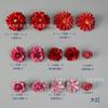 Saco de material de flor artificial B Bolo Sobremesa Decoração de mesa Chapéus de minorias étnicas DIY Grampo de cabelo Flor Fazendo Caixa de flores com flores
