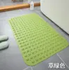 Alfombrilla de ducha de silicona engrosada, antideslizante, con características de masaje y secado rápido, adecuada para baños y aseos, con un diseño de masaje de pies