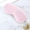 Nueva Máscara para Ojos para Dormir de Seda Imitación de Doble Cara, Máscara para Ojos de Viaje con Hebilla de Ajuste Elástico que Bloquea la Luz, Máscara para Ojos de Belleza Transpirable de Color Sólido