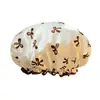 Gorro de Ducha de Doble Capa Impermeable para el Cabello para Mujeres Gorra a Prueba de Aceite para Cocina Gorro de Ducha Baño Cubierta para el Cabello Anti-Humedad Gorro Espesado para Secado del Cabello