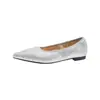Zapatos Planos Dorados de Punta con Pedrería para Mujer, Ligeros y Elegantes, Mocasines de Deslizamiento con Suela Suave, Zapatos Planos Pequeños Estilo Francés