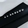 Brincos Masculinos Super Brilhantes Zircônia Unhas de Osso da Orelha Moda Tendência Celebridade da Internet Brincos de Alta Qualidade