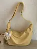 Bolsa Transversal de Ombro Único Casual e Estilosa Minimalista Shuai Mi Home com Textura da Moda, Novo Modelo 2026 Bolsa Dumpling de Nicho