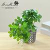 Flores Artificiales, Plantas Artificiales, Chlorophytum, Plantas Verdes, Bonsái Pequeño, Flores Artificiales, Decoraciones Creativas de Escritorio para Interior, Plantas Artificiales en Maceta, Shangmiao