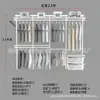Armario metálico modular 1.1-2.5 m de ancho perchero abierto apartamento pequeño perchas dormitorio columna AA almacenamiento