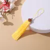 Nuvens Auspiciosas Franja de Borlas Estilo Longo Padrão Ruyi Franja de Borlas Traje Antigo Hanfu Gola Ornamento Pendente Cloisonné Carro Pendente Fabricante