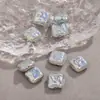 Outono e Inverno Novo Alto Padrão Mulher Celestial Forma Especial Quadrado Furo Passante Pérola do Mar Artificial Acessórios para Pulseira Colar DIY