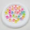 Mini grampo de cabelo pequeno infantil acessórios de cabelo de plástico com glitter presilha de cabelo fofa de gelatina para cabelo de bebê trançado grampo de cabelo quebrado presilha de cabelo