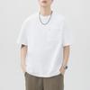 Camiseta Retro Pesada de Manga Curta Estilo Americano Anyang Masculina Verão Nova Marca de Moda Masculina Solta de Algodão Meia-manga T-blood