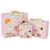 Bolsa de Regalo Creativa de Cerdo de Dibujos Animados Mengmeng Bolso Lindo Bolsa de Regalo para Cumpleaños Infantil Bolsa de Papel Bolsa para Ropa