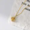 Colgante Rombo Incrustado con Diamantes y Citrino de Plata de Ley S925 Nalan Exquisito Simple Ins Diseño de Nicho Colgante Y02956