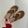 Chanclas Cuña Retro para Mujer, Calzado de Verano para Exteriores, Nuevas Sandalias de Tira de Playa Estilo Francés 2026, Sandalias de Bloques de Color
