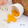 Simulação acrílica Gilly Bean modelo fruta macio doces adereços falso arco-íris açúcar colorido jujuba loja de doces decoração