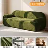 Sofá doble de uso doméstico para sala de estar, sofá para apartamentos pequeños, sofá de chenilla para apartamentos de alquiler, sofá de recepción para tienda de ropa