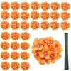 Hortênsia artificial de haste única para decoração de casamento, cabeça de flor bordada, arranjo de flores, flor falsa de Narciso