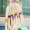 Adecuado para funda de teléfono móvil, cuerda de mano para teléfono móvil, cuerda de mano corta, cordón de cuentas, cordón de funda de teléfono móvil de color macarrón
