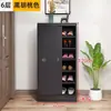Zapatero de puerta corrediza multicapa de gran capacidad para entrada del hogar, mueble de entrada de madera simple económico, zapatero, armario de almacenamiento