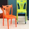 Venta Directa de Fábrica Silla de Comedor Simple Moderna para Uso en el Hogar Silla de Plástico Engrosado con Respaldo para Adultos Actividades de Tienda Dropshipping