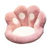 Cojín de Asiento Integrado Semi-Cerrado de Pata de Gato, Cojín Lindo de Pata de Oso, Cojín para Silla de Oficina, Almohada Lumbar, Sofá Perezoso de Peluche