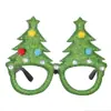 Gafas Decorativas Navideñas Monturas Accesorios para Fiestas Infantiles Gafas con Cuernos de Reno de Papá Noel Decoración Navideña Regalos
