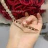 Pulsera de Panal de Alta Gama para Mujer, Pulsera de Panal Apilada Chapada en Oro Rosa de 18 Quilates, Lujo Accesible de Alta Gama para Celebridades de Internet, Pulsera de Moda para el Día a Día
