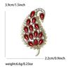 Broche de hoja de aceite con goteo de aleación personalizado, nuevo y a la moda, accesorio de ropa de temperamento simple, colgante, alfiler, venta al por mayor