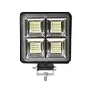 Luz LED de Trabajo para Coche 192W Cuadrada Foco de Techo para Vehículo Todoterreno Camión Carretilla Elevadora Excavadora Faro de Amplio Campo de Visión