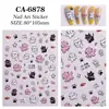 Coleção de Adesivos para Nail Art em Relevo Borboleta Desenho Animado Kulomi Fita de Laço Diário Câmera Adesivos Porta-caneta diy