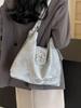 Nova Bolsa Tote Feminina Estilo Chinês, Grande Capacidade, Adequada para o Verão, Pode Ser Usada na Transversal, Nova Bolsa de Ombro Versátil 2026 para Aula e Trabalho