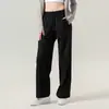 Pantalones Largos Deportivos Casuales de Pierna Recta para Mujer, Nuevos de Verano, Cintura Alta, Protección Solar, Delgados, Transpirables, Holgados, de Secado Rápido, Sensación Fresca