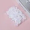 100/Pacote Anel de Cola para Extensão de Cílios e Tatuagem, Anel de Cola em Formato de Coração, Copo para Mistura de Cores