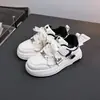 Talla 27-31, Suela con Parche de Segunda Capa, Zapatos para Niños de Cuero de Microfibra al por Mayor, Tenis Infantiles Estilo Coreano 5694