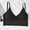 Top Tubo de Peito Enrolado com Fio sem Costura Grande nas Costas em U sem Aro com Base para Bojo Camisola Esportiva Colete Sutiã Feminino